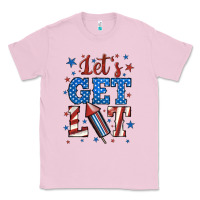 Bubblegum Pink let's get lit Classic Tee - BundleAndBundleShop