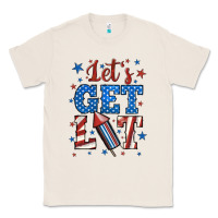 Natural let's get lit Classic Tee - BundleAndBundleShop