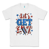 White let's get lit Classic Tee - BundleAndBundleShop