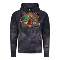 Cloud Black virgin mary Vintage Hoodie - SublimationCraftShop