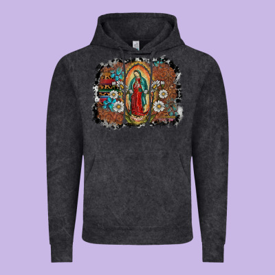 Virgin Mary Vintage Hoodie Designed By Sublimationcraftshop