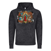 Vintage Black virgin mary Vintage Hoodie - SublimationCraftShop
