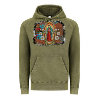 Vintage Olive virgin mary Vintage Hoodie - SublimationCraftShop