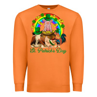 Carrot St. Patrick's Day Farm Animal Png Premium Sweatshirt - BundleAndBundleShop