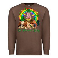 Chestnut St. Patrick's Day Farm Animal Png Premium Sweatshirt - BundleAndBundleShop