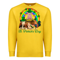 Lemon St. Patrick's Day Farm Animal Png Premium Sweatshirt - BundleAndBundleShop