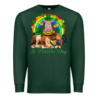 Sports Green St. Patrick's Day Farm Animal Png Premium Sweatshirt - BundleAndBundleShop