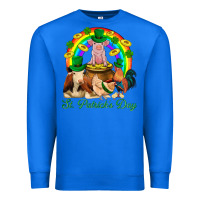 True Royal St. Patrick's Day Farm Animal Png Premium Sweatshirt - BundleAndBundleShop