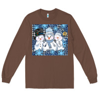 Chestnut snowman tumbler Long Sleeve Tee - AdoDesignShop