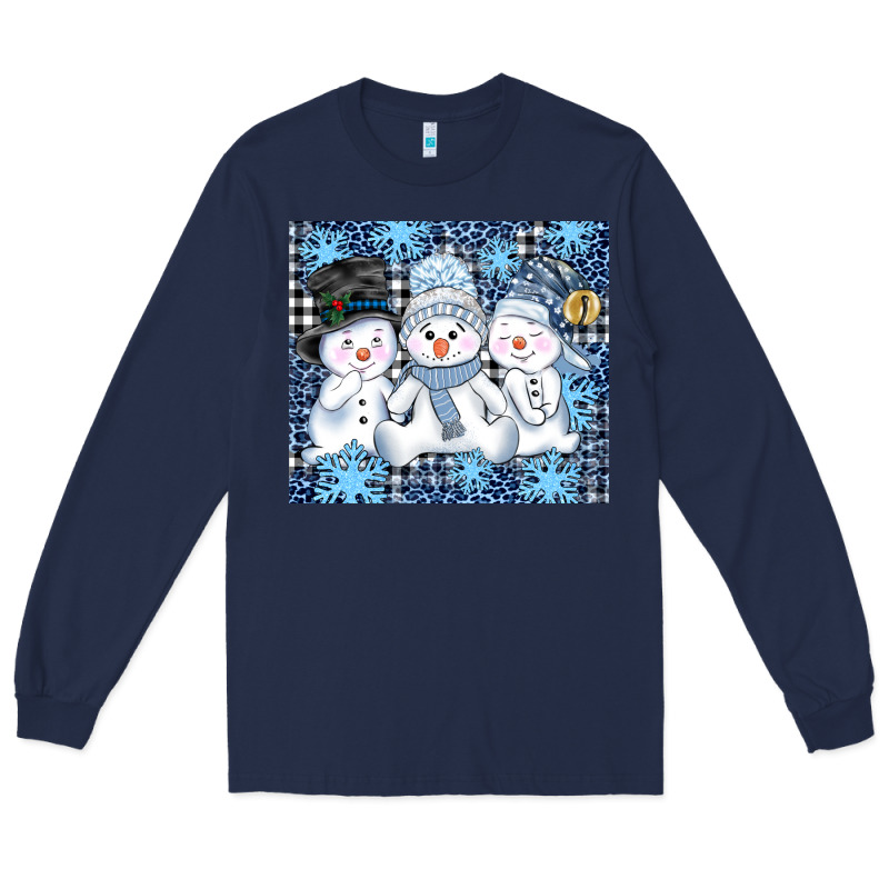 Snowman Tumbler Long Sleeve Tee by AdoDesignShop | Teevron