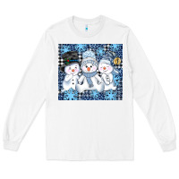 White snowman tumbler Long Sleeve Tee - AdoDesignShop
