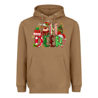 Toasted Coconut oh deer reindeer Heavyweight Hoodie - MaliasSmallBusiness