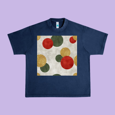 Christmas Points Seamless Pattern Urban Heavy Tee Designed By Bundleandbundleshop