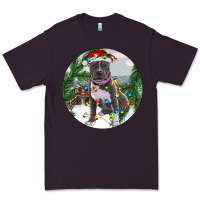 Plum Pitbull And Farm Premium Tee - RanaPortraitStore