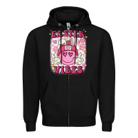 Black Easter vibes Zipper Hoodie - MaliasSmallBusiness