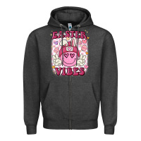 Easter Vibes Zipper Hoodie | Teevron