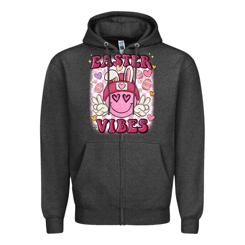 Easter Vibes Zipper Hoodie by MaliasSmallBusiness | Teevron