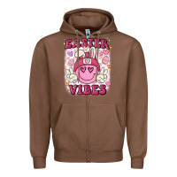 Chestnut Easter vibes Zipper Hoodie - MaliasSmallBusiness