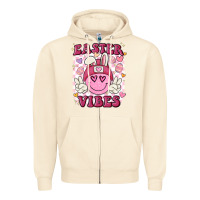 Sandshell Easter vibes Zipper Hoodie - MaliasSmallBusiness