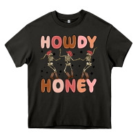 Asphalt howdy honey Heavy Core Tee - MaliasSmallBusiness