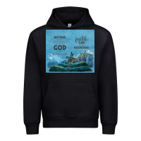 Black nothing is impossible with cross Urban Hoodie - TumblerDesignByShophia