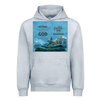 Heather Grey nothing is impossible with cross Urban Hoodie - TumblerDesignByShophia