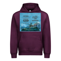 Mauve Wine nothing is impossible with cross Urban Hoodie - TumblerDesignByShophia