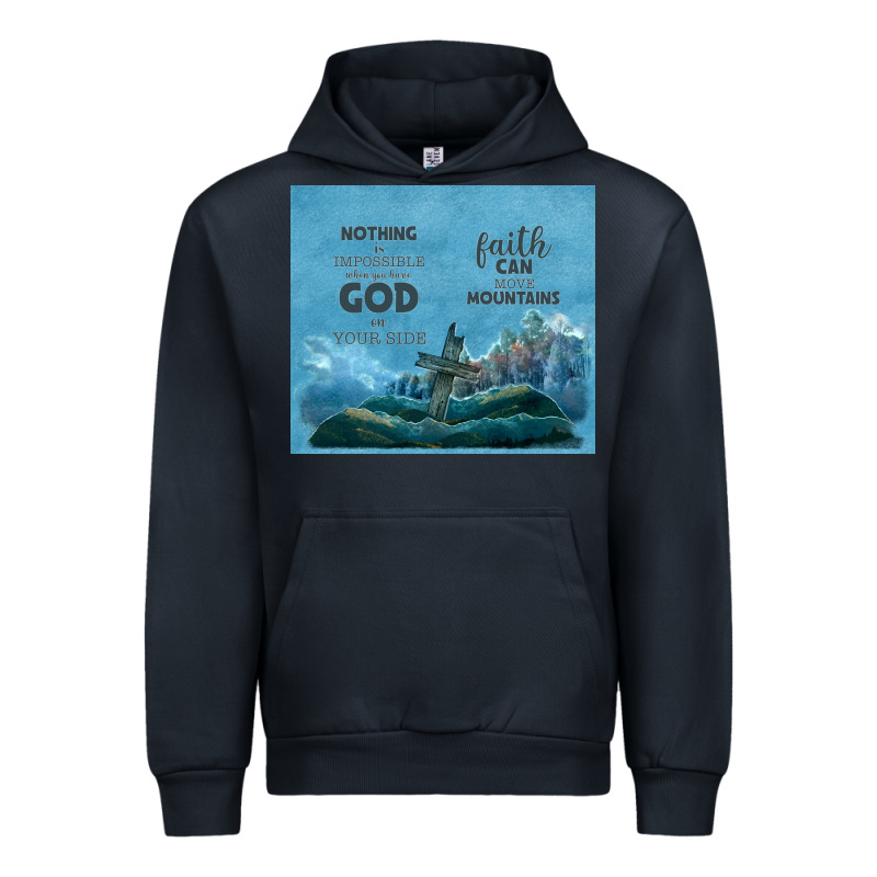 Nothing Is Impossible With Cross Urban Hoodie by TumblerDesignByShophia | Teevron