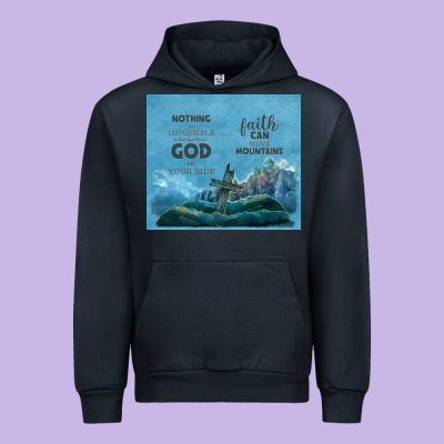 Nothing Is Impossible With Cross Urban Hoodie Designed By Tumblerdesignbyshophia