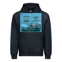 Navy nothing is impossible with cross Urban Hoodie - TumblerDesignByShophia