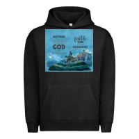 Pigment Black nothing is impossible with cross Urban Hoodie - TumblerDesignByShophia