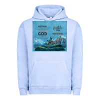 Pigment Grape Ice nothing is impossible with cross Urban Hoodie - TumblerDesignByShophia