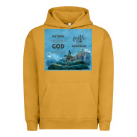 Pigment Peanut Butter nothing is impossible with cross Urban Hoodie - TumblerDesignByShophia