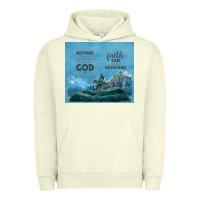 Pigment Pistachio nothing is impossible with cross Urban Hoodie - TumblerDesignByShophia