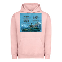 Pigment Salmon nothing is impossible with cross Urban Hoodie - TumblerDesignByShophia
