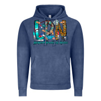 Vintage Denim lpn Vintage Hoodie - CowhideDigitalArt