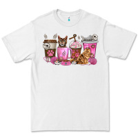 White cat coffee cups Premium Tee - texasbilliewilder