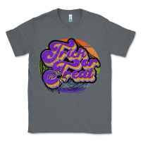 Charcoal Heather trick or treat Classic Tee - JahusDesignShop