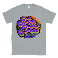 Heather Grey trick or treat Classic Tee - JahusDesignShop