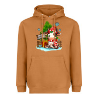 Meerkat merry christmas cow Heavyweight Hoodie - MaliasSmallBusiness