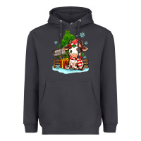 Smoke merry christmas cow Heavyweight Hoodie - MaliasSmallBusiness