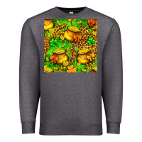 Charcoal Heather St. Patrick's pot of gold seamless pattern Premium Sweatshirt - BundleAndBundleShop