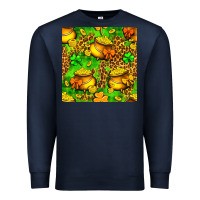 Navy St. Patrick's pot of gold seamless pattern Premium Sweatshirt - BundleAndBundleShop