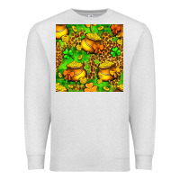 Oatmeal Heather St. Patrick's pot of gold seamless pattern Premium Sweatshirt - BundleAndBundleShop