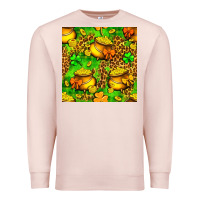 Pale Pink St. Patrick's pot of gold seamless pattern Premium Sweatshirt - BundleAndBundleShop