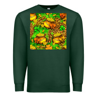Sports Green St. Patrick's pot of gold seamless pattern Premium Sweatshirt - BundleAndBundleShop