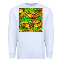White St. Patrick's pot of gold seamless pattern Premium Sweatshirt - BundleAndBundleShop
