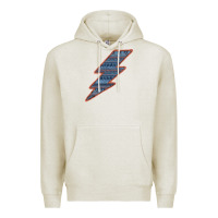 Oatmeal Heather Western Orange Border Aztec Lightning Premium Hoodie - Bettercallsaul