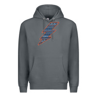 Rock Western Orange Border Aztec Lightning Premium Hoodie - Bettercallsaul