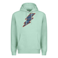 Seafoam Western Orange Border Aztec Lightning Premium Hoodie - Bettercallsaul